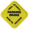 TV20901 by TECTRAN - Trailer Air Brake Air Supply Knob - Yellow, Square, 3/8 in. Shaft, for Parking Brake