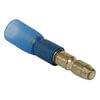 Tectran TBSP156ST Multi-Purpose Plug Male Bullet Connector - Blue, 16-14 Wire Gauge, Heat Shrink, 0.156 in. dia.