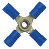 Tectran TBX Multi-Purpose Wire Connector Multi-Purpose Wiring Terminal - Blue, 16-14 Wire Gauge, Vinyl, X-Union