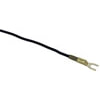 Tectran TYS10-ST Spade Terminal Spade Terminal - Yellow, 12-10 Wire Gauge, #10 Stud Size, Heat Shrink