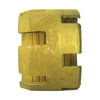 Tectran 1022-8 Air Tool Hose Fitting Ferrule Air Brake Fitting - Brass, 1/2 in. I.D Hose, Reusable