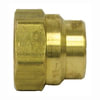 Tectran 1025-8 Air Brake Air Line Fitting Air Brake Air Line Nut - Brass, 1/2 in. I.D Hose, D.O.T