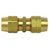 Tectran 107701 Air Brake Air Line Fitting Air Brake Air Hose Mender - Brass, 1/2 inches Hose I.D, D.O.T
