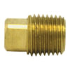 109-B by TECTRAN - Air Brake Pipe Head Plug - Brass, 1/4 in. Pipe Thread Size, Square Head Plug