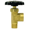 Tectran 1115-DC Air Brake Air Line Fitting Shut-Off Valve - 200 psi, 1/2 in. Male, 3/8 in. Female Pipe Thread