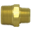 Tectran 122-CB Air Brake Air Line Fitting Air Brake Reduction Nipple - Brass, 3/8 in. Pipe Thread A, 3/8 in. Pipe Thread B