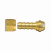 Tectran 130-4B Air Brake Air Line Fitting Air Tool Hose Barb - Brass, 1/4 in. Tube O.D, 1/4 in. Pipe Thread