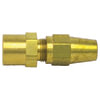 Tectran 1166-6B Air Brake Air Line Connector Fitting DOT Air Brake Female Connector Fitting, Brass, Copper Tubing, 3/8" x
