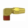 Tectran 1169-6D Air Brake Air Line Elbow DOT 90-Deg Male Elbow Fitting for Copper Tubing, 3/8" Tube Size, 1/2" Pipe Thread