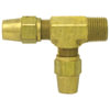 Tectran 1171-6C Air Brake Air Line Thread Run Tee Air Brake Air Line Thread Run Tee - Brass, 3/8 in. Tube Size, 3/8 in. Pipe