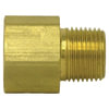 Tectran 120-CB Air Brake Air Line Fitting Air Brake Governor Adapter - Brass, 3/8 in. Female Pipe, 3/8 in. Male Thread