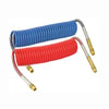 16215BH by TECTRAN - Industry Grade Blue Service Aircoil with Brass Handle, 15 ft., 12" x 12" Leads