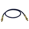 Tectran 16SL10882 Air Brake Hose Assembly 3/8" Nylon Air Brake Slider Hose with Spring Guard, 1/2 in. Hose OD, 108 in. Long