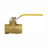 Tectran 2005-16 Air Brake Air Line Valve Shut-Off Valve - Brass, 1 inches Pipe Thread, Female to Female Pipe