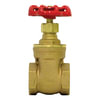 Tectran 2006-16 Air Brake Air Line Fitting Shut-Off Valve - Brass, 1 inches Pipe Thread, Gate Valve, Female to Female Pipe