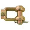 Tectran 2010-108 Clevis Pin Brake Clevis - Brass, 5/8 inches-18 A, 1-1/4 inches B, Assembly