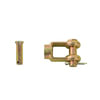 Tectran 2010-108R Clevis Pin Brake Clevis - Brass, 5/8 inches-18 A, 1-1/4 inches B, Assembly