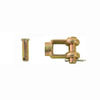Tectran 2010-88 Clevis Pin Brake Clevis - Brass, 1/2 inches-20 A, 1-1/4 inches B, Assembly