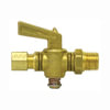 Tectran 2068-6B Air Brake Air Shut-Off Petcock Air Brake Air Shut-Off Petcock - Brass, 3/8 inches O.D, Compression to Male