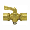 Tectran 2103-B Air Brake Air Shut-Off Petcock Air Brake Air Shut-Off Petcock - Brass, 1/4 in. Thread, Female Pipe to Female