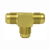 Tectran 44-8 Air Brake Air Line Fitting SAE Union Tee Flare Fitting, 1/2 in. Tube Size