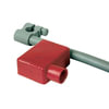 Tectran 55729R Battery Terminal Cover Battery Terminal Cover - Red, 2-1 Gauge, Right Elbow Terminal, PVC