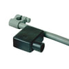 Tectran 55730B Battery Terminal Cover Battery Terminal Cover - Black, 1/0-3/0 Gauge, Right Elbow Terminal, PVC