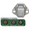 Tectran 670-75AS Trailer Power Cable Plug and Receptacle Socket Kit 7-Way SAE Bull Nose Trailer Receptacle Socket with