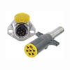 Tectran 680P-75 Trailer Power Cable Plug and Receptacle Socket Kit Trailer Receptacle Socket - 7-Way, Auxiliary, Poly,