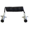 7ETB522MG by TECTRAN - Tectran 7ETB522MG Powercoil (-Light Duty, Black, 6/14 - 1/12 Gauge, 15Length, 2 x 12" Lead Length, 2 with Spring Guard)