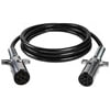 Tectran 7SAB122MG Trailer Power Cable 12 ft. ARTICFLEX™ 7-Way Standard Duty Straight Cable (6/12 - 1/10 Gauge), with Spring