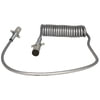 Tectran 7STS542MG Trailer Power Cable Trailer Power Cable - 15 ft., 7-Way, Powercoil, Standard Duty, Silver, with Spring