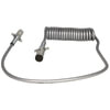 Tectran 7STS612MG Trailer Power Cable Trailer Power Cable - 20 ft., 7-Way, Powercoil, Standard Duty, Silver, with Spring