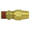 Tectran 86045 Air Brake Air Line Connector Fitting DOT Male Connector Fitting for Copper Tubing, 1/2" Tube Size, 3/8" Pipe