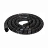 Tectran 804SPR-Q Spiral Wrap UV-Resistant Black Spiral Wrap, 25 ft. Length, 1/4 in. Inside Diameter