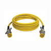 Tectran 7AEB122EW Trailer Power Cable Trailer Power Cable - 12 ft., 7-Way, Straight, Auxiliary, Yellow, with WeatherSeal