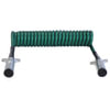 Tectran 7ATG522MW Trailer Power Cable 15 ft. Green ABS Duty Powercoil, 12" x 12" Leads, 2 Plugs with WeatherSeal™
