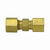 Tectran 862-2 Air Brake Air Line Fitting Transmission Air Line Fitting - Brass, 1/8 inches Tube, Union