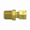 Tectran 868-25A Air Brake Air Line Fitting Transmission Air Line Fitting - Brass, 5/32 in. Tube, 1/8 in. Thread, Male