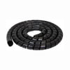 Tectran 806SPR-Q Spiral Wrap UV-Resistant Black Spiral Wrap, 25 ft. Length, 3/8 in. Inside Diameter