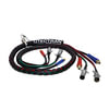 Tectran 37302 Air Brake Hose and Power Cable Assembly 12 ft. Black 4-in-1 Air Power Line for Tailgate / Tarping Systems, Dual
