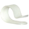 Tectran 906N Air Brake Hose and Power Cable Clamp Hose Clamp - 3/4 in. Clamping dia., White, Nylon, #10 Screw