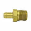 Tectran 968-6A Air Brake Air Line Fitting Air Tool Hose Barb - Brass, 0.250 Tube I.D, Connector Tube to Male Pipe