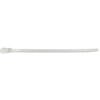 Tectran 934-1B Cable Tie Cable Tie - 7.5 in. Length x 0.190 in. Width, Black, Nylon, 6.6