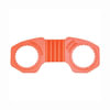 Tectran WZ33L Wheel Lug Pattern Tool Zafety Lug Lock Wheel Nut Indicator, 4 1/8 in., Orange, 1.300 in.