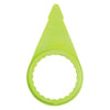 WCH03C by TECTRAN - 1 5/16" Wheel Nut Indicator (Wheel Check), Neon Yellow, B Model Letter, Pack of 100