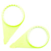 Tectran WCH01C Wheel Nut Indicator 1 1/2" Wheel Nut Indicator (Wheel Check), Neon Yellow, A Model Letter, Pack of 100