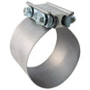Tectran HJ350 Exhaust Clamp Exhaust Clamp - 3.50 in., Aluminized/Steel, Butt Style, with 2 Bolts and Reaction Blocks