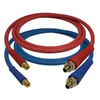 Tectran 13S15201 Air Brake Hose Set 15 ft. Red and Blue Air Brake Line Hose Assembly with FLEXGrip-HD, 225 psi OP