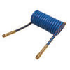 16215BV by TECTRAN - 1/2" V-Line Blue Aircoil with Spring Guards, 1/2 in. Tube OD, 15 ft. Long, 12" Leads